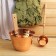 Set for the bath "Kamenka" of two objects (batch 5 liters and scoop 0.2 l) copper, in the box