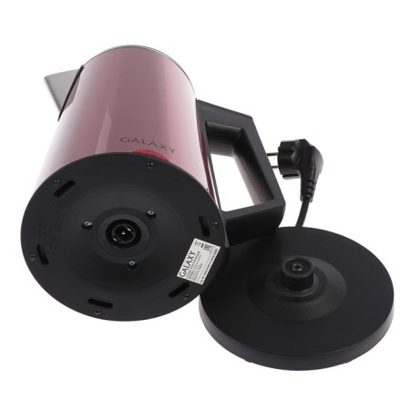 Electric kettle Galaxy Gl 0320, metal, 1.7 l, 2000 watts, color "pink gold"-4