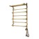Domoterm electric heated towel rail "Orpheus" P7, 500x700 mm, with a shelf, right, bronze