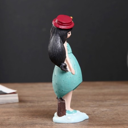 Polystone souvenir "Baby in a hat and a toy in the hand" MIX 14x5.5x4.5 cm-5
