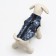 A jacket for dogs with a zipper "Primes", size S, blue (DS 27, Osh 26, OG 38 cm)