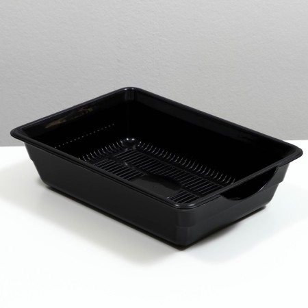 Deep toilet with a mesh of 36 x 25 x 9 cm, black-1