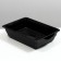 Deep toilet with a mesh of 36 x 25 x 9 cm, black