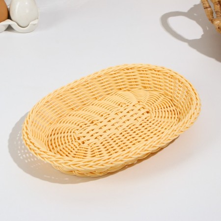 Basket for fruits and bread Vanilla, 25 × 19 × 4 cm-4