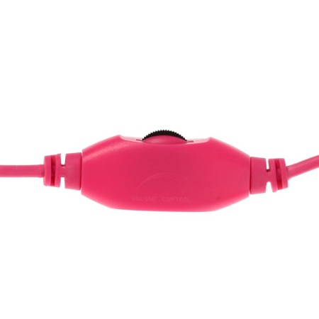 Headphones Quumo Game Cat White, Game, microphone, USB+3.5 mm, 2m, white/pink-9