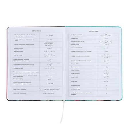 Universal diary for grade 1-11, hard cover, artificial leather, foam rubber, foil embroidery, liesse, 80 g/m2-8