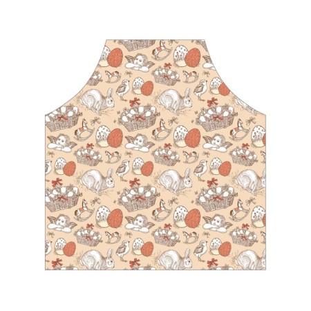 Apron kitchen with a photo print “In anticipation of Easter”, adjustable, size OS-2