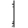 Room electrician Laris Astor ChKCh12, 350x900 mm, 12 crossbars, right, black.