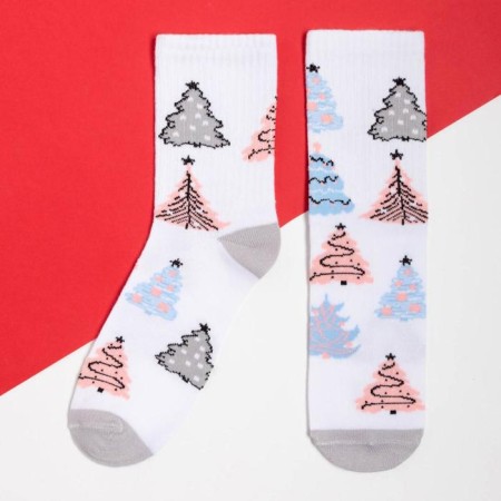 New Year's socks KAFTAN "Christmas trees" p. 36-39 (23-25 ​​cm)-1