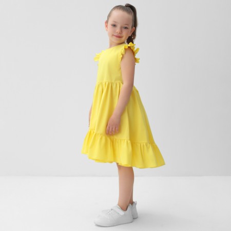 Платье детское KAFTAN "Princess", размер 30 (98-104), цвет жёлтый-2