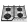 Hlect surface Maunfeld EGHG.64.73CW/G, gas, 4 burners, white