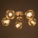 Jamma chandelier 5xe27 40W white-gold 60x60x25 cm Bayerlux