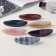 Halfish hair clip "Silva" Colorious stripes, 9 cm, mix