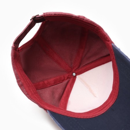Men's cap "Ibiza", raspberry color, size 56-58-3
