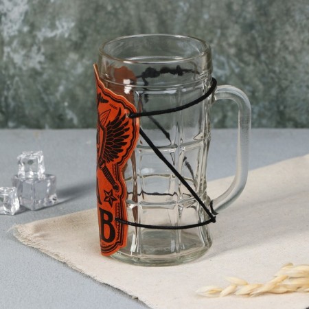 Glass beer glass "For Airborne Forces", 500ml-1