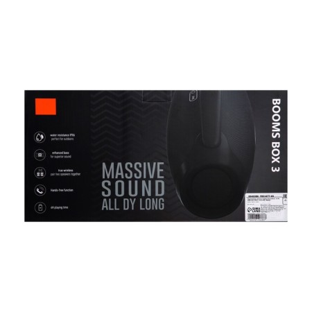 Portable column Boomsbox3, 16 watts, 1500 mAh, BT5.1, Micro SD, Black-7