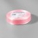 Decorative tape, nylon/satin, 18 mm, 18 ± 1 m, pink color
