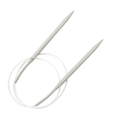 The knitting needles are circular, aluminum with 80 cm/6.0 mm coating-1