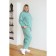 Female costume, size 62, light green color