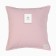 Ethel pillow, 45x45+1 cm, pink, 100% cotton