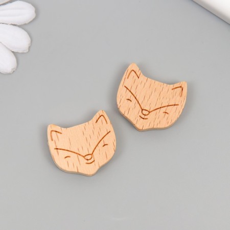 Busina for creativity tree "foxes" 2.8x2.5 cm-2