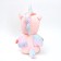 Soft toy "Unicorn", with a blanket, pink color