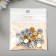 Decor for creativity plastic "Blue flower" set of 20 pcs 1.2x1.2 cm