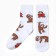 Women's socks "Lazice", white color, rr 23-25