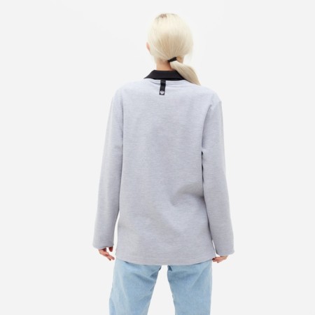 Polo with long sleeve President, size m, color gray-7