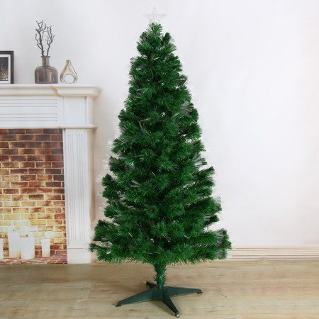 Fibrooptic Christmas tree "Rainbow bunch" 150 cm D of the lower tier 72 cm 170 branches-1