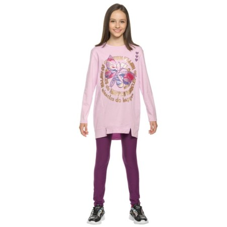 Set for girls, height 140 cm, pink color