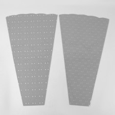 Пакет для цветов конус "Алиса", 34 х 60 см, МИКС