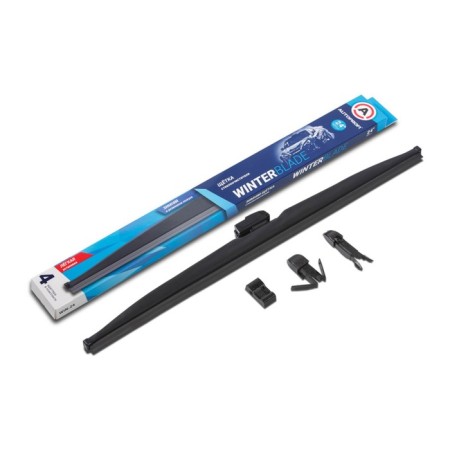 Autoprofi wiper brush, winter, in a rubber casing, 4 adapters 24 inches, 600 mm 9868