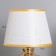 Table lamp "Claudia" 1x40W E14 white/gold 22x22x36cm