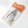 Claw-sequel with a rubberized handle, a hole of 11 mm, blue