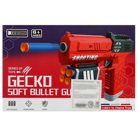 Gekko pistol, shoots soft bullets, mix-17