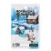 Mormyshka Chertik white, black eye + beads, weight 1 g