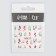 Nail slider 6.5*5.5cm BN-1471 (FAS 6pcs Price per pcs) Subway QF