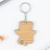Key keychain wooden anime "with wings"