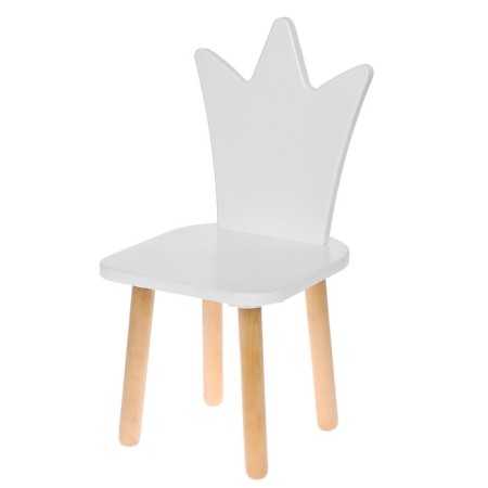 Children's chair "White Crown"
