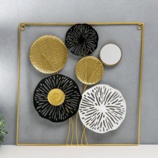 Souvenir wall metal with a mirror 