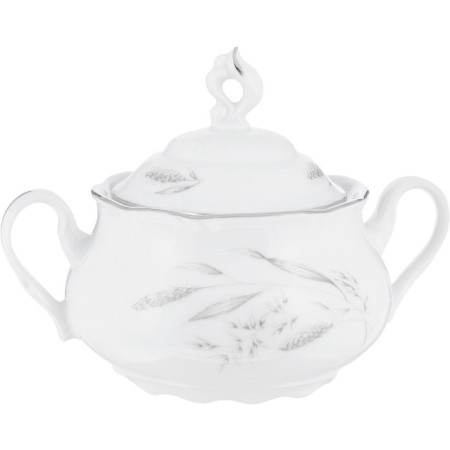 Sugar of Constance, decor "Silver Eathes, Platinum laying", 350 ml