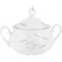 Sugar of Constance, decor "Silver Eathes, Platinum laying", 350 ml