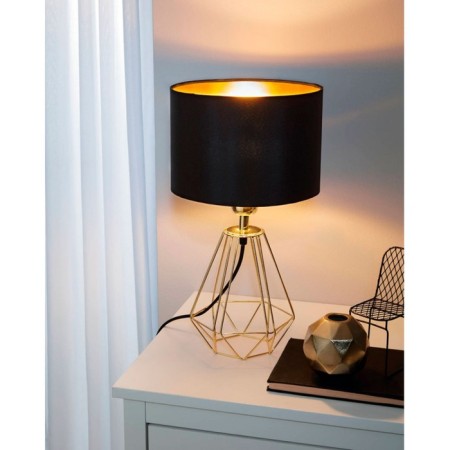Carlton 2, 1x60W E14 table lamp, brass color-1