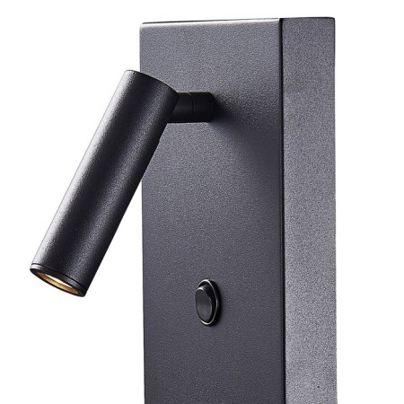 Wall lamp Mantra Zanzibar, Led, 210lm, 3000k, 170x120x200 mm, matte black color-2