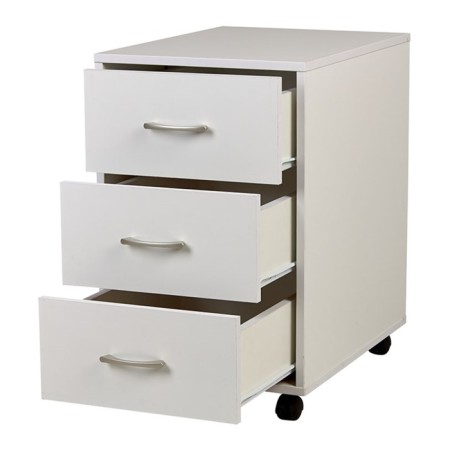 Tumbling with boxes on wheels Polini Kids Mirum, white color, 40x55 cm-1