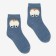 Women's socks "Corgi 3D", jeans color, size 36-40
