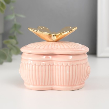 Coramics Coramics "Butterfly Provence" Pink 8.5x9.3x8.5 cm-3