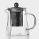 Glass teapot with metal sieve Magistro "Darcy", 300 ml