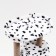 House for cats with a claw "Round with a site", 52 x 52 x 95 cm, Dalmatian